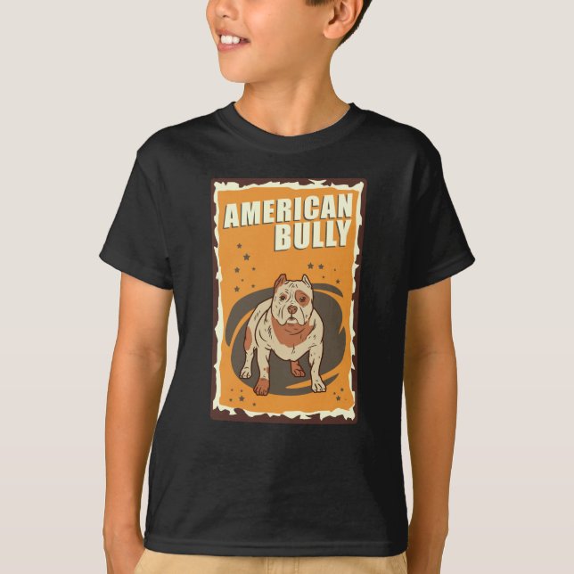 Camiseta Retro Bully americano | Matones estadounidenses pa (Anverso)