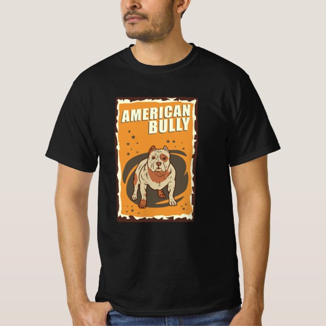 Camiseta Retro Bully americano | Matones estadounidenses pa (Anverso)