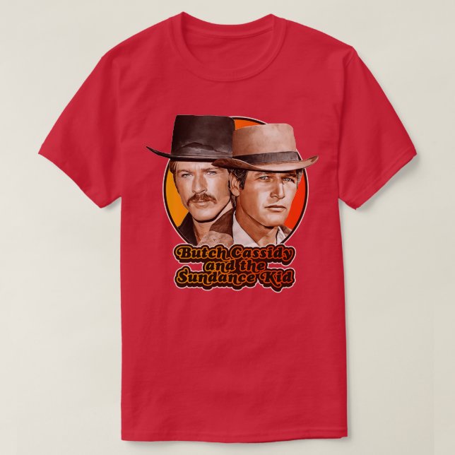 Camiseta Retro Butch Cassidy y el tributo a los niños de Su (Diseño del anverso)
