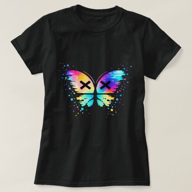 Camiseta Retro Butterfly TEES CO. 0047875 (Diseño del anverso)