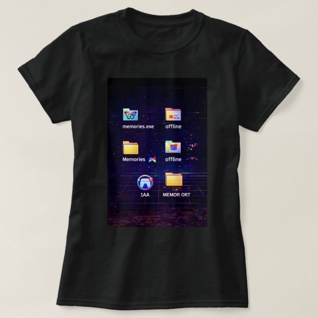 Camiseta Retro Butterfly TEES CO. 0047879 (Diseño del anverso)