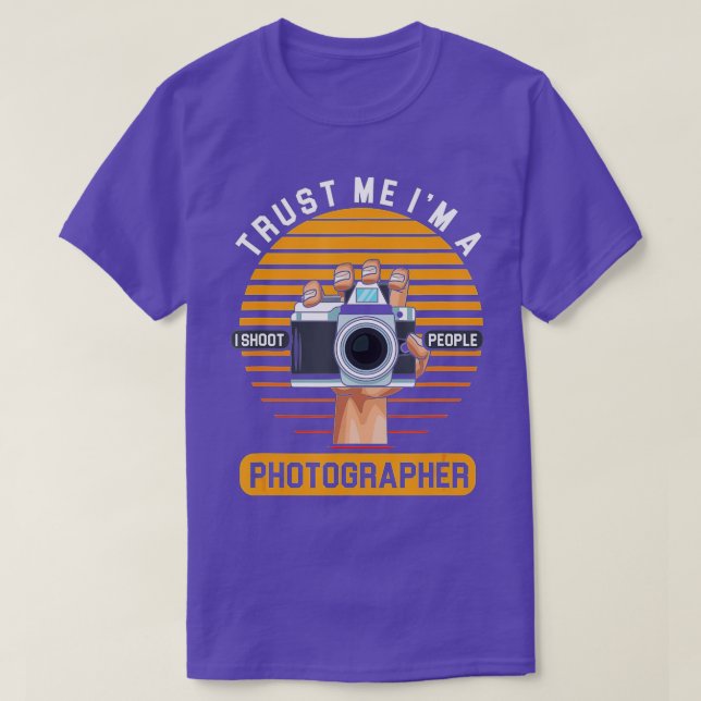 Camiseta Retro Cameraman Im A Photographer Photo Shooting G (Diseño del anverso)