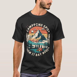 Camiseta Retro Camping Spot - Adventure Mountain y