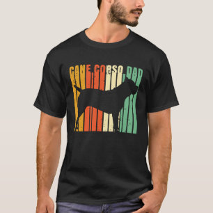 Camiseta Retro Cane Corso Dad Cute Italiano Mastiff Dog Pap