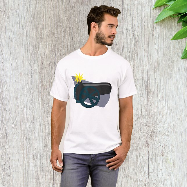 Camiseta Retro Cannon Mens (Subido por el creador)