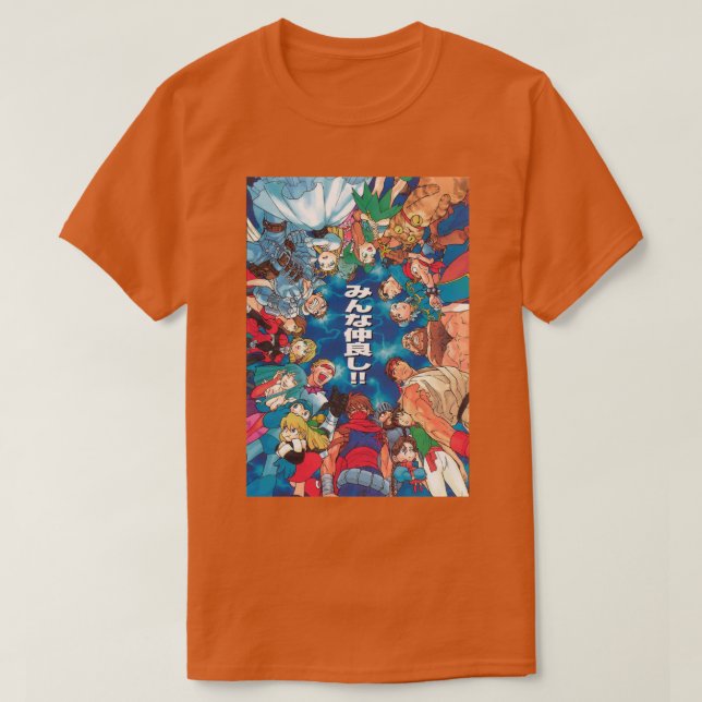 Camiseta Retro Capcom arte Psxstyle (Diseño del anverso)