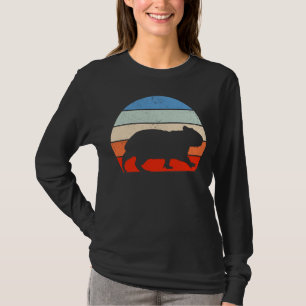 Camiseta Retro Capybara Lover Vintage Zoológico Animal