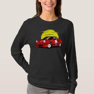 Camiseta Retro Car Sunset Classic Vintage Novedades Hombres