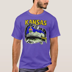 Camiseta Retro Carabiner Kansas Fishing 