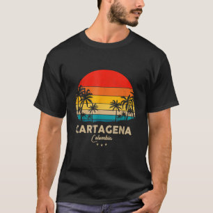 Camiseta Retro Cartagena - Colombia Souvenir Sunset - Grand