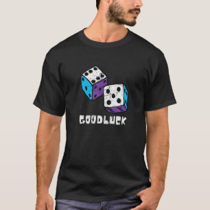 Camiseta Retro Casino Dice Casino Casino Buena Suerte Juego