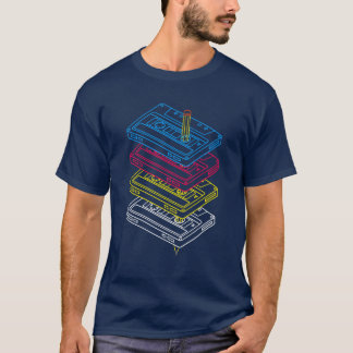 Camiseta Retro cassette tapes