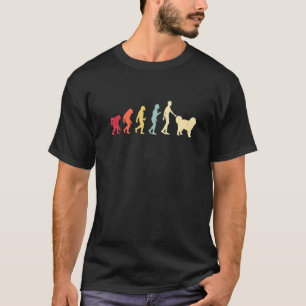Camiseta Retro caucásico de evolución de pastores