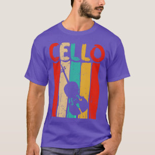 Camiseta Retro Cello Art Cellist Gift Idea Cello Player 70
