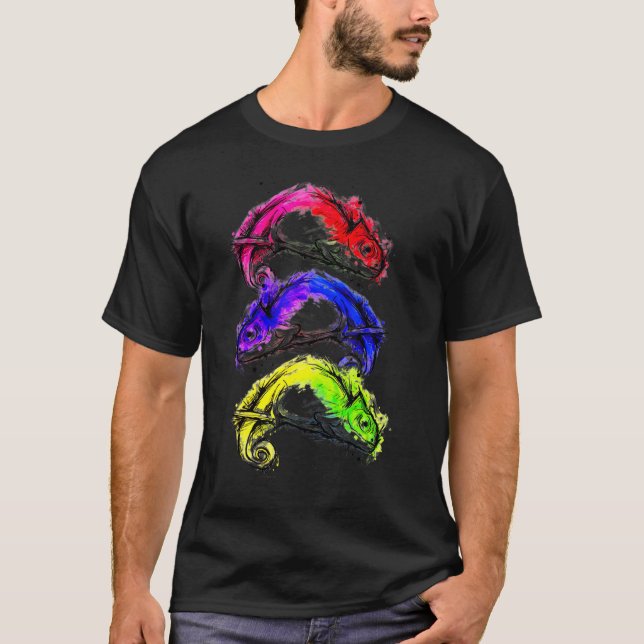 Camiseta Retro Chameleon (Anverso)