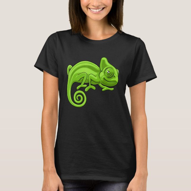 Camiseta Retro Chameleon Sketch Chameleon (Anverso)