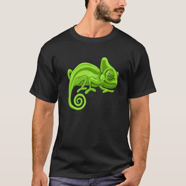Camiseta Retro Chameleon Sketch Chameleon (Anverso)