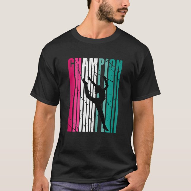 Camiseta Retro Champion Of Artistic Rhythmic Gymnastics Tea (Anverso)