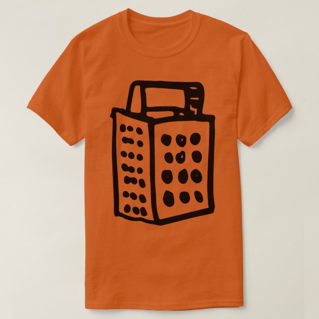 Camiseta Retro Cheese Grater (Diseño del anverso)
