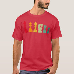 Camiseta Retro Chess Board Games Card Games Dice Game Night