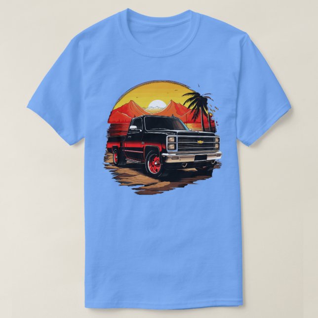 Camiseta Retro Chevy Silverado (Diseño del anverso)