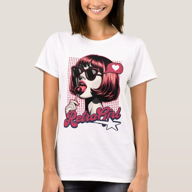 Camiseta Retro Chica (Anverso)