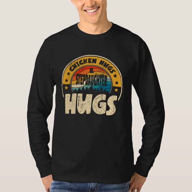 Camiseta Retro Chicken Nugs Nuggets Foodies  Stepdaughter H (Anverso)