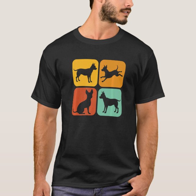 Camiseta Retro Chihuahua I Aesthetic I Dog I Chihuahua (Anverso)