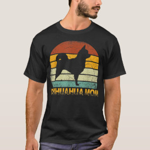 Camiseta Retro Chihuahua Mom Gift Doie Dog Owner Mother Pet