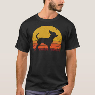 Camiseta Retro Chihuahua Perro Mamá Perro Papá Vintage Suns