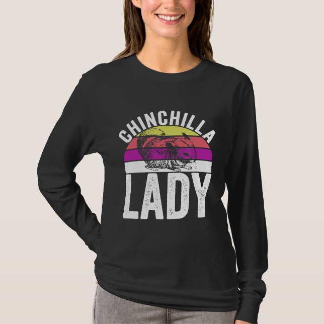 Camiseta Retro Chinchilla Lady S (Anverso)