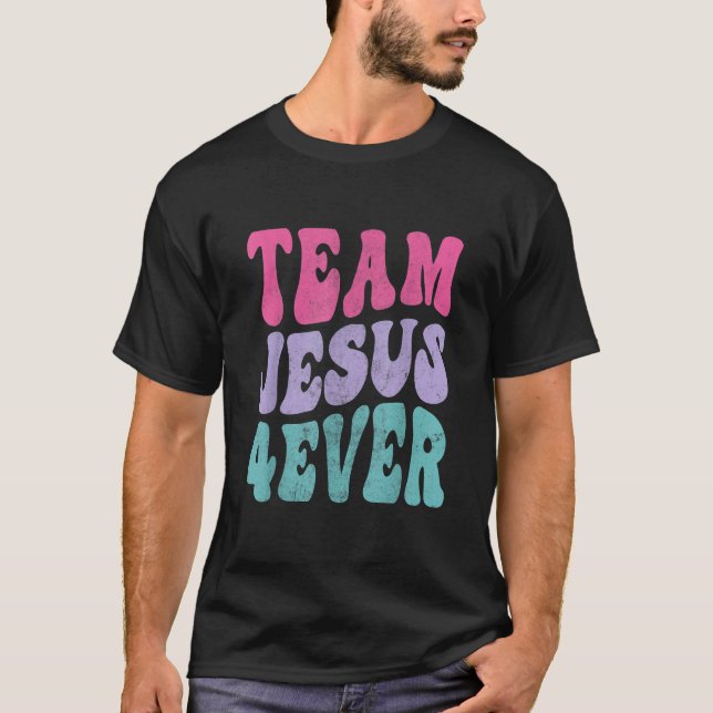 Camiseta Retro Christianity Faith Christ Lord Savior 4ever  (Anverso)
