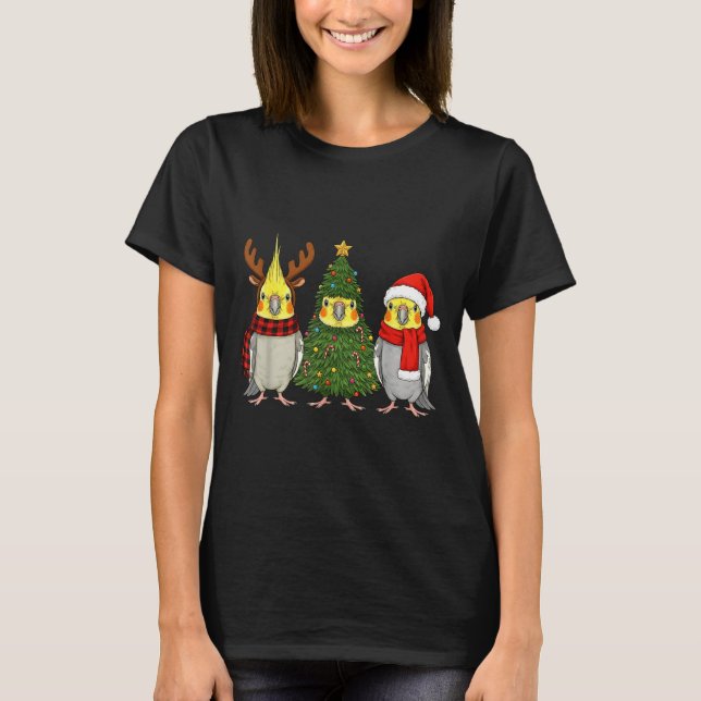 Camiseta Retro Christmas Atiel Parrot Santa Reindeer  (Anverso)