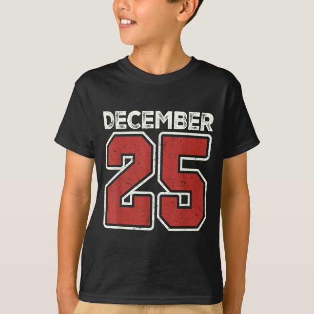 Camiseta Retro Christmas December 25 Xmas Matching For Men  (Anverso)
