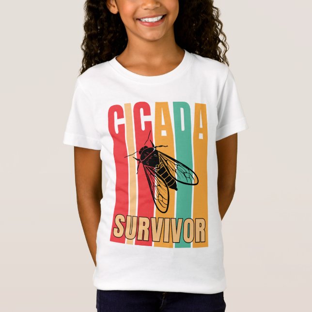 Camiseta Retro CICADA SURVIVOR (Anverso)