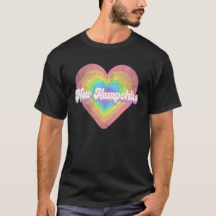 Camiseta Retro Ciudadanos Estadounidenses Amor El Corazón E