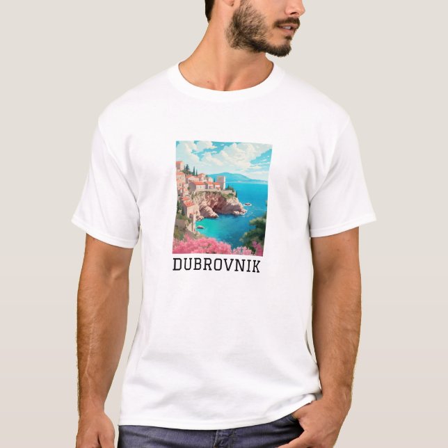 Camiseta Retro Classic Dubrovnik Croacia (Anverso)