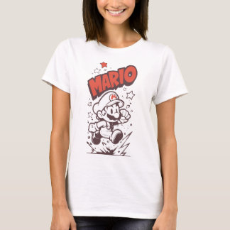 Camiseta Retro Classic Gamer Fontanero Píxel