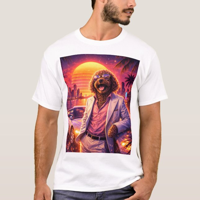 Camiseta Retro Cockapoo Estilo 80s (Anverso)