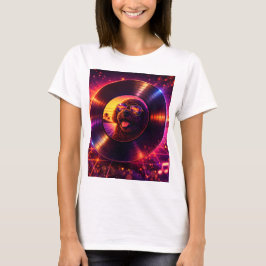 Camiseta Retro Cockapoo Vinyl Record T Shirt 80s Music