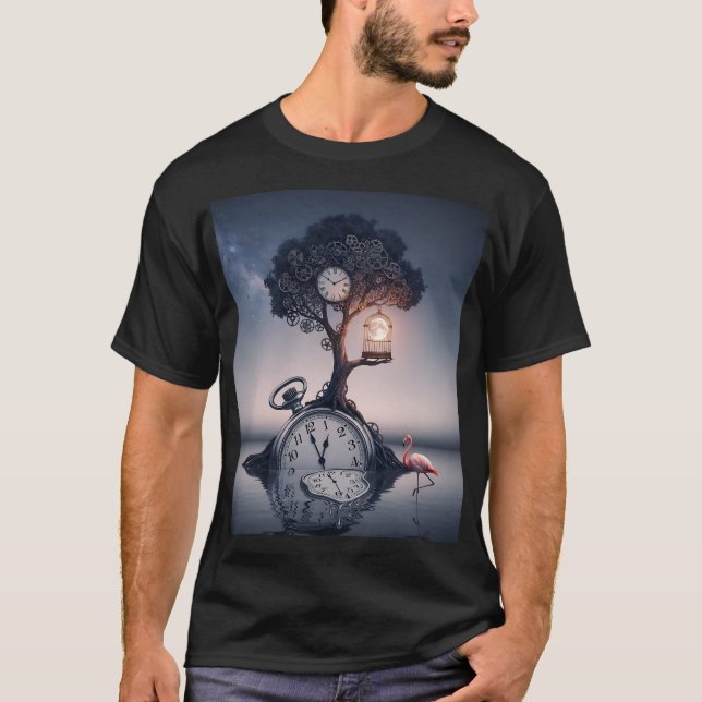 Camiseta Retro Collage Surreal Aesthetic Art T-Shirt | Vint (Anverso)