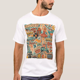 Camiseta Retro Collage Surrealism Art Shirt | Vintage Aesth