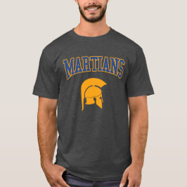 Camiseta Retro College Blue Naranja Martians Sport