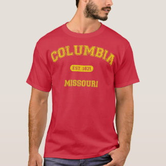 Camiseta Retro CollegeStyle Columbia Missouri 1821 1