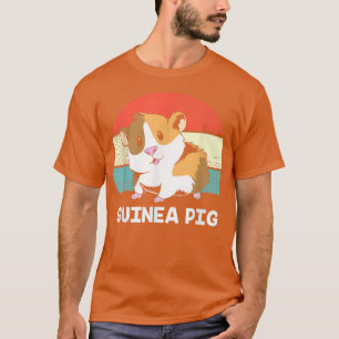 Camiseta Retro Colorful Pet Guinea Pig