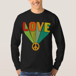Camiseta Retro colorido hippie 1