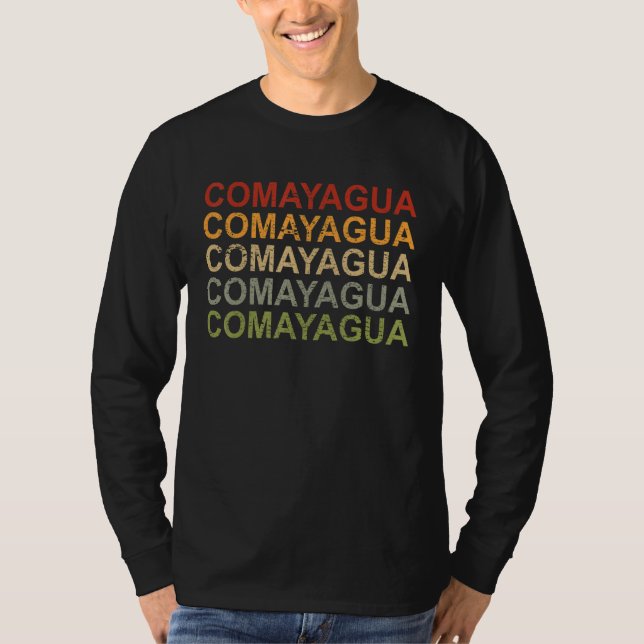 Camiseta Retro Comayagua Honduras Pride Honduras Vacation C (Anverso)
