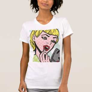 Camiseta Retro Comic Book Cutie T-Shirt