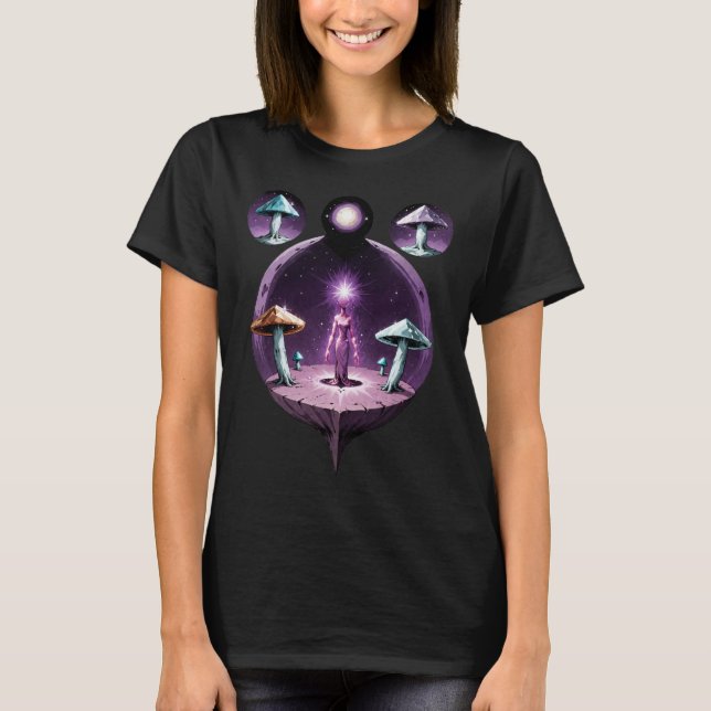 Camiseta Retro Comic Psychedelic Spirit Art (Anverso)