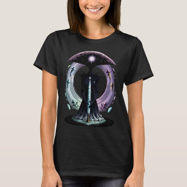 Camiseta Retro Comic Psychedelic Spirit Art (Anverso)